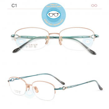 Gọng kính kim loại mã 9021